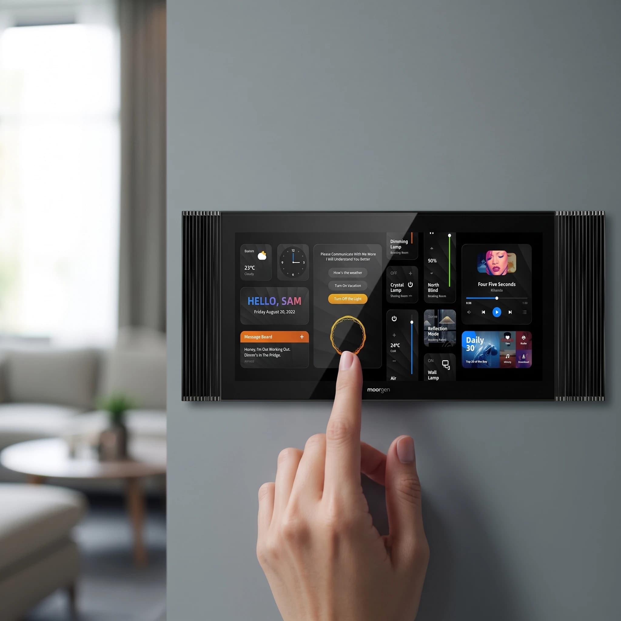 Smart Control Panels, left